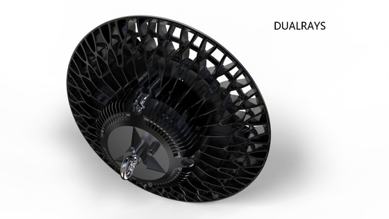140LM/W UFO LED हाई बे लाइट IP66 IK08 हाई पावर Luminaire AC90V~305V