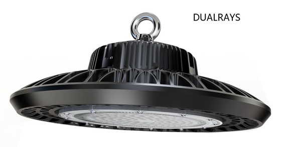 83Ra CRI हाई पावर UFO LED हाई बे लाइट IP66 डाई कास्ट हाउसिंग