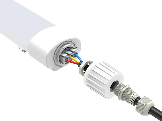 IP65 LED ट्राई प्रूफ लाइट सरफेस माउंटेड AC200V-240V एडजस्टेबल इंस्टॉलेशन: