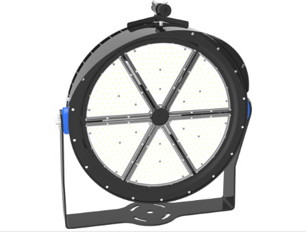 SMD3030 800W वाटरप्रूफ एलईडी फ्लड लाइट्स सममित 20 ° एलईडी बास्केटबॉल कोर्ट लाइटिंग