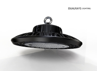 200W रॉड माउंटिंग UFO हाई पावर एलईडी हाई बे लाइट्स, DALI, PIR, 1-10V डिमिंग उपलब्ध है