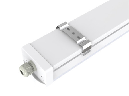 पीसी हाउसिंग एलईडी ट्राई प्रूफ लाइट 160LPW IP65 1 से 10V डिमिंग इको चॉइस फॉर प्रोजेक्ट