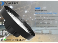 वेयरहाउस एप्लीकेशन के लिए डुअलरे 150W HB3 औद्योगिक यूएफओ एलईडी हाई बे लाइट 5 साल की वारंटी: