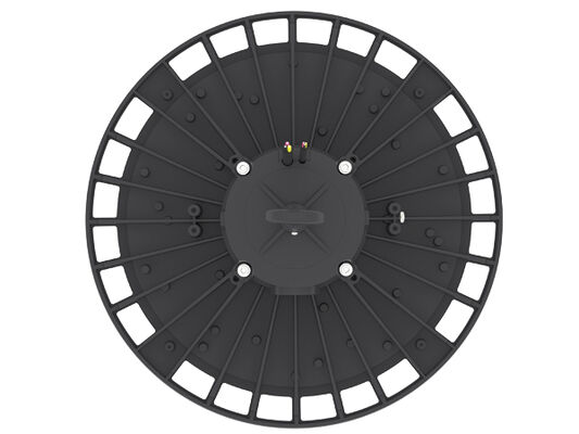HB3H DIP स्विच करने योग्य पावर और 3CCT UFO LED हाई बे लाइट 100W 150LPW आपातकालीन फ़ंक्शन वैकल्पिक के साथ