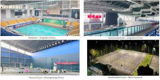 50W एंटी-ग्लेयर एलईडी स्पोर्ट लाइट 100W मेटल हैलाइड रिप्लेसमेंट के लिए 7 साल की वारंटी के साथ