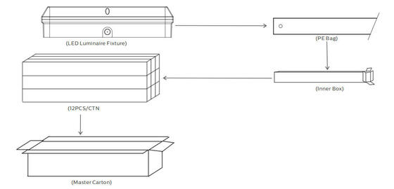 3सीसीटी और पावर स्विचेबल के साथ बल्क हेड एलईडी पोर्च लाइट 8W