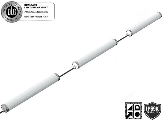 IP65 प्रोटेक्शन के साथ 80W 15000mm आउटपुट LED वेदर प्रूफ लाइट