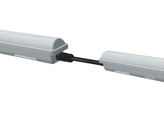 खाद्य-प्रसंस्करण उद्योग के लिए D1 LED नमी-रोधी लाइट फिक्स्चर 20W - 60W 160LPW - HACCP