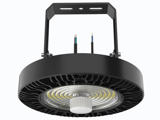 ड्यूलरेज़ लाइटिंग HB4H UFO LED हाई बे लाइट 100W 120W 150W 200lm/W लाइटॉन 5050 IP65 IK08 ENEC 05 PC लेंस 7 साल की वारंटी वेयरहाउस लाइटिंग