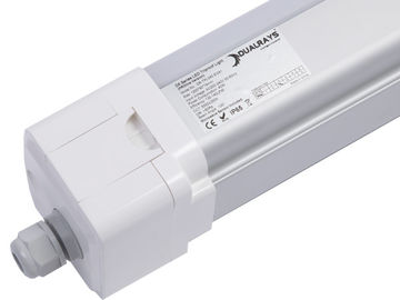 80W 12800lm वाष्प प्रूफ एलईडी ट्राई प्रूफ लाइट आसान वायरिंग मेथड सेविंग टाइम के साथ: