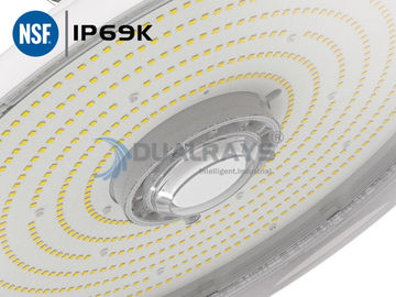 यूएफओ हाई बे लाइट IP69K IK10 150W 140LPW फूड फैक्ट्री सुपरमार्केट