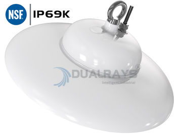 खाद्य उद्योग के लिए Espaially NSF प्रमाणित UFO हाई बे लाइट IP69K IK10 200W