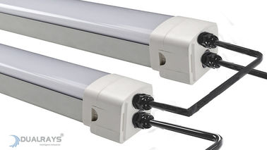 80W 12800lm वाष्प प्रूफ एलईडी ट्राई प्रूफ लाइट आसान वायरिंग मेथड सेविंग टाइम के साथ: