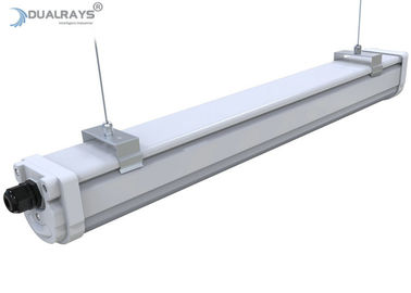 Dualrays D2 Series 40W 4FT फुल प्लास्टिक हाउसिंग LED ट्राई प्रूफ लैंप 160LmW 5 साल की वारंटी