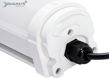 IP66 IK10 सुरक्षा के साथ 5 फीट 50W एलईडी ट्राइप्रूफ लाइट को अपनाया गया