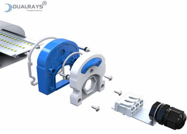 4ft 40W 160LPW दक्षता एलईडी ट्राई प्रूफ लाइट PFC फ़ंक्शन 0-10V DALI डिमिंग IP66 IK10