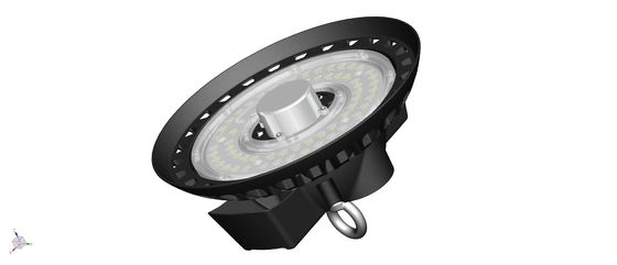 140LPW UFO LED हाई बे 150W IP65 लाइट विथ सोसेन ड्राइवर