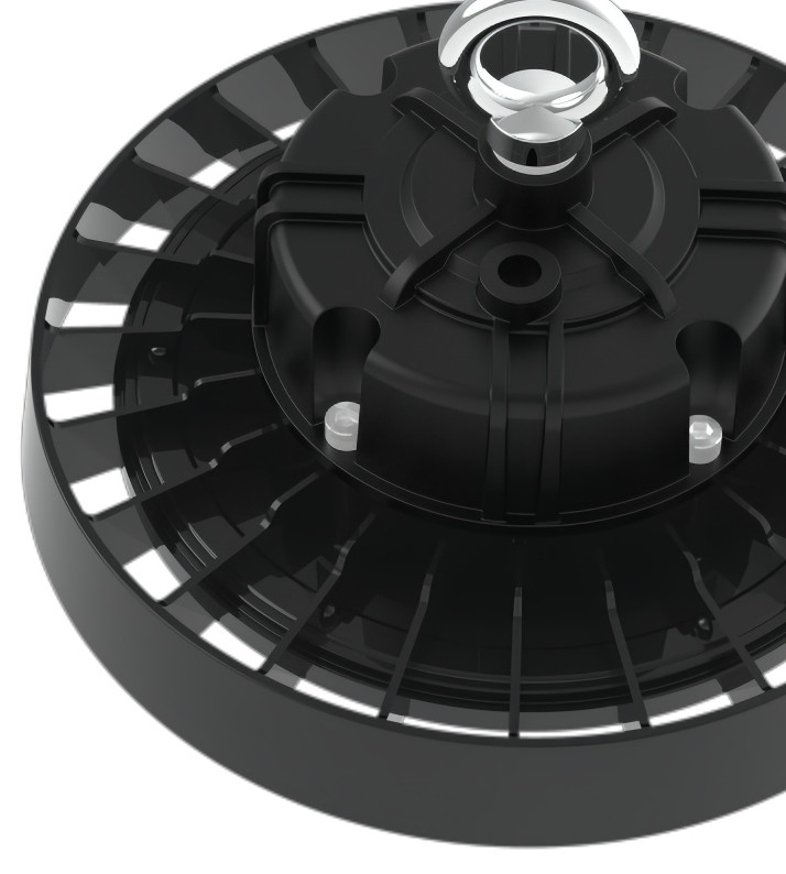 IP65 के साथ वेयरहाउस के लिए UFO हाई बे लाइट 100W 150W 200W हाई बे UFO लाइटिंग