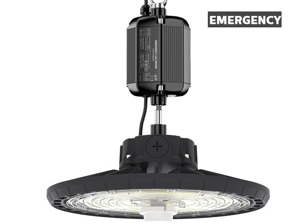 DUALRAYS 150W HB2 DIP स्विचेबल पावर और 3CCT UFO LED हाईबे लाइट 100W 170LPW आपातकालीन वैकल्पिक के साथ