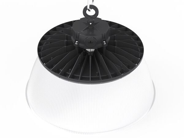DUALRAYS 100W HB2 DIP स्विचेबल पावर और 3CCT UFO LED हाईबे लाइट 170LPW गोदामों और लॉजिस्टिक्स हॉल के लिए लागू