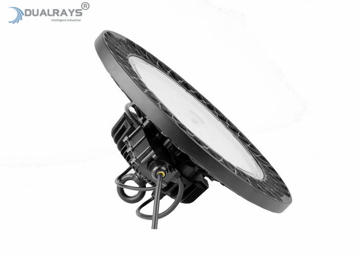 डुअलरे 150W UFO LED हाई बे लाइट फिक्स्चर HB5 वर्कशॉप फिलिप LUMILEDS IP66 वाटरप्रूफ 95% दक्षता