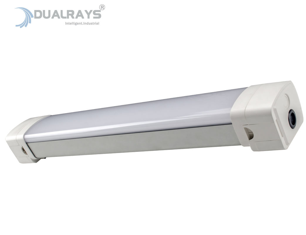 वाटर डस्ट वाष्प प्रूफ एलईडी ट्राई प्रूफ लाइट 160LPW 20W 30W 40W 50W PIR सेंसर T8 ट्यूब बदलें