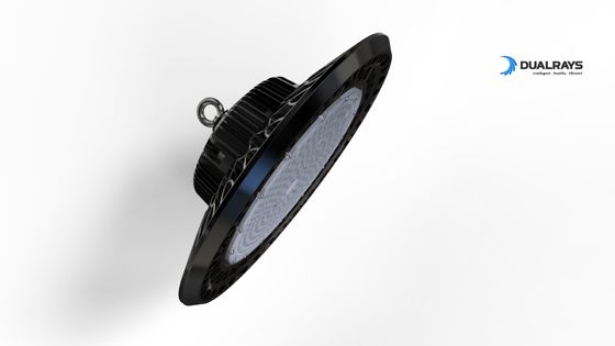 SMD3030 UFO LED हाई बे लाइट 100W IP65 140LPW ऑप्टिक लेंस 5 साल की वारंटी:
