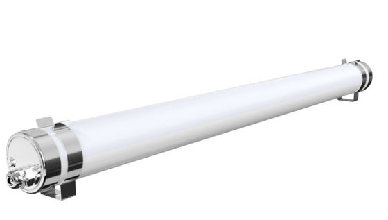 डुअलरे D6 LED ट्राई प्रूफ लाइट फ्लिकर फ्री Dimmable 40W IP69K IK10 160lm / w CE के साथ