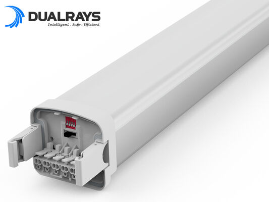 5ft/80W D5 LED नमी रोधी लाइट DIP स्विचेबल पावर/3CCT 160LPW दक्षता IP65 IK10 सुरक्षा के साथ