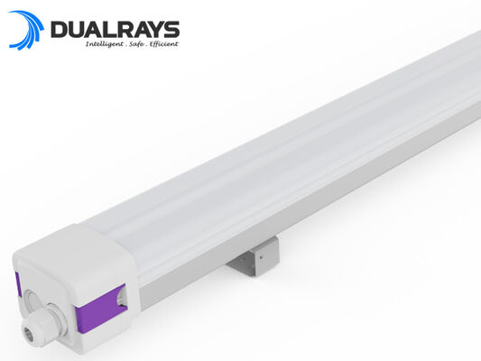 DUALRAYS D5 LED नमी रोधी लाइट DIP स्विचेबल पावर/3CCT 160LPW दक्षता के साथ औसत ल्यूमिनेयर के साथ उपयोगी जीवनकाल 62.000 घंटे (L80B10)